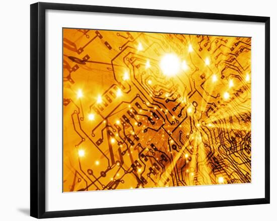 printed Circuit Board, Artwork-Mehau Kulyk-Framed Photographic Print