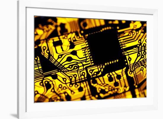 Printed Circuit Board, Artwork-PASIEKA-Framed Photographic Print