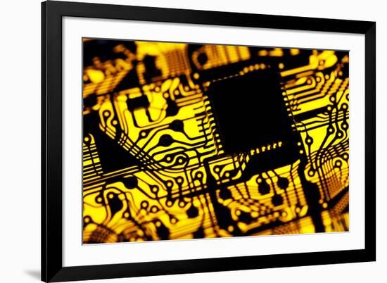 Printed Circuit Board, Artwork-PASIEKA-Framed Photographic Print