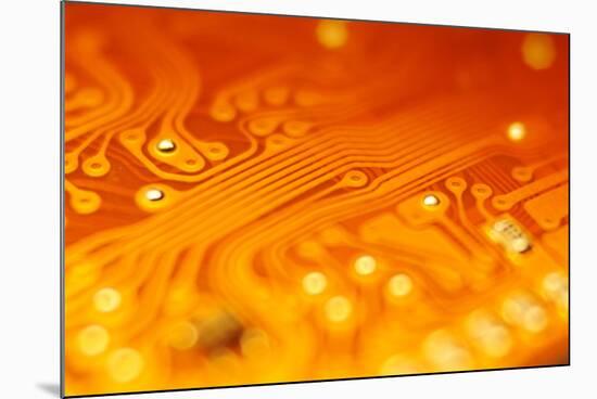 Printed Circuit-PASIEKA-Mounted Photographic Print