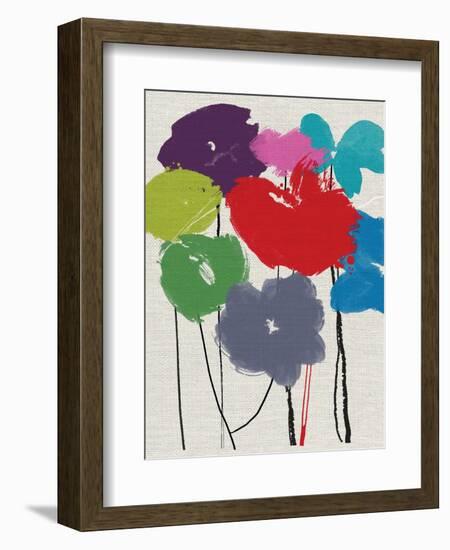 Printed Flowers-Jenny Frean-Framed Giclee Print