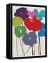 Printed Flowers-Jenny Frean-Framed Stretched Canvas