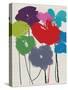 Printed Flowers-Jenny Frean-Stretched Canvas