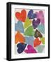 Printed Hearts-Jenny Frean-Framed Giclee Print