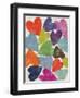 Printed Hearts-Jenny Frean-Framed Giclee Print