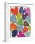 Printed Hearts-Jenny Frean-Framed Giclee Print