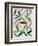 Printed Leaves-Jenny Frean-Framed Giclee Print