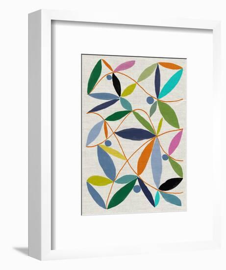 Printed Leaves-Jenny Frean-Framed Giclee Print