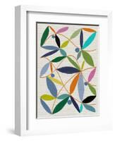 Printed Leaves-Jenny Frean-Framed Giclee Print