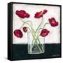 Printed Modern Poppies I-Chariklia Zarris-Framed Stretched Canvas