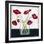 Printed Modern Poppies I-Chariklia Zarris-Framed Art Print