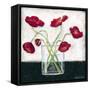 Printed Modern Poppies I-Chariklia Zarris-Framed Stretched Canvas