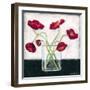 Printed Modern Poppies I-Chariklia Zarris-Framed Art Print