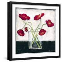 Printed Modern Poppies I-Chariklia Zarris-Framed Art Print