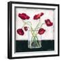 Printed Modern Poppies I-Chariklia Zarris-Framed Art Print