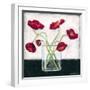 Printed Modern Poppies I-Chariklia Zarris-Framed Art Print