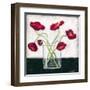 Printed Modern Poppies I-Chariklia Zarris-Framed Art Print