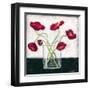 Printed Modern Poppies I-Chariklia Zarris-Framed Art Print