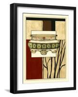 Printed Porcelain Garden I-Jennifer Goldberger-Framed Art Print