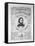 Printed Poster Advertisement for Republican Presidential Candidate John Charles Fremont-null-Framed Stretched Canvas