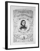 Printed Poster Advertisement for Republican Presidential Candidate John Charles Fremont-null-Framed Giclee Print