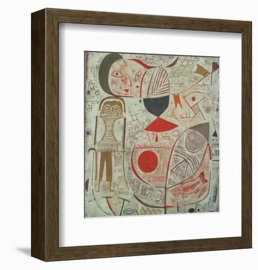 Printed Sheet with Pictures, 1937-Paul Klee-Framed Art Print