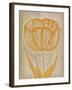 Printed Tulip II-Maria Mendez-Framed Giclee Print