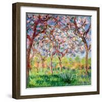 Printemps a Giverny, 1903-Claude Monet-Framed Premium Giclee Print