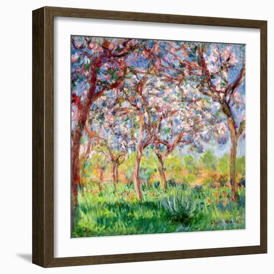 Printemps a Giverny, 1903-Claude Monet-Framed Premium Giclee Print