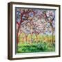 Printemps a Giverny, 1903-Claude Monet-Framed Premium Giclee Print