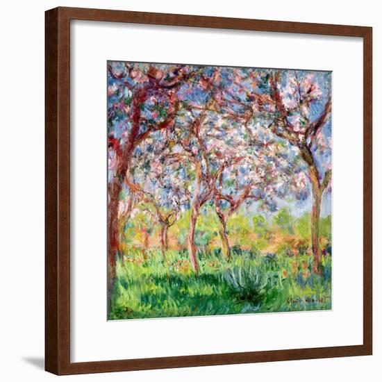 Printemps a Giverny, 1903-Claude Monet-Framed Giclee Print