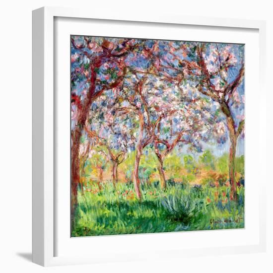 Printemps a Giverny, 1903-Claude Monet-Framed Giclee Print