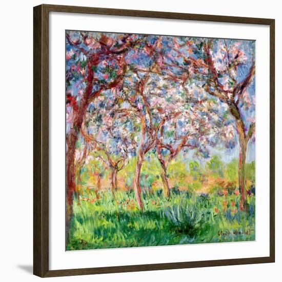 Printemps a Giverny, 1903-Claude Monet-Framed Giclee Print