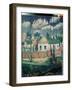 Printemps. Paysage Avec Une Petite Maison. (Spring. Landscape with a Small House). Peinture De Kasi-Kazimir Severinovich Malevich-Framed Giclee Print