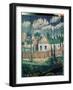 Printemps. Paysage Avec Une Petite Maison. (Spring. Landscape with a Small House). Peinture De Kasi-Kazimir Severinovich Malevich-Framed Giclee Print