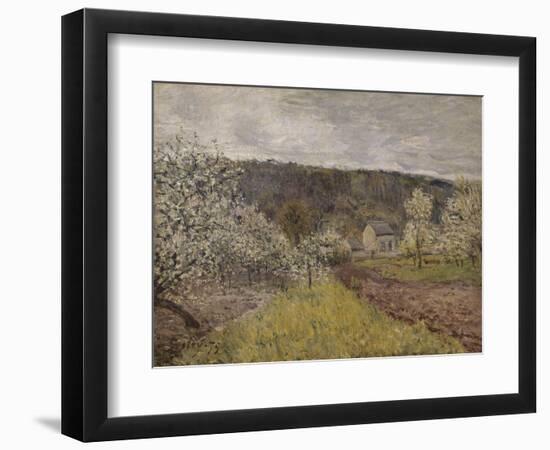 Printemps pluvieux aux environs de Paris-Alfred Sisley-Framed Giclee Print