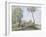 Printemps.Trembles et acacias-Alfred Sisley-Framed Giclee Print
