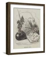 Printer's Devil-Alfred Crowquill-Framed Giclee Print