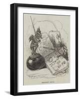 Printer's Devil-Alfred Crowquill-Framed Giclee Print