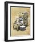 Printer-Michael Murdock-Framed Giclee Print