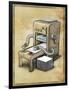 Printer-Michael Murdock-Framed Giclee Print