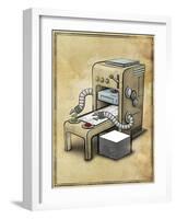 Printer-Michael Murdock-Framed Giclee Print