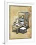 Printer-Michael Murdock-Framed Giclee Print