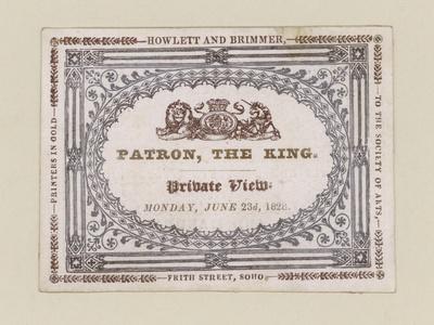 Printers in Gold, Howlett and Brimmer, Trade Card Giclee Print ...