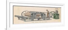 Printing Press by Applegarth and Cowper-null-Framed Premium Giclee Print