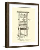 Printing Press of Christophe Plantin-null-Framed Giclee Print