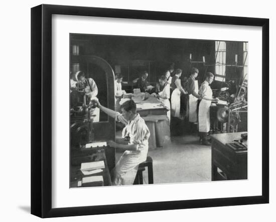 Printing Shop, Darenth Training Colony, Kent-Peter Higginbotham-Framed Photographic Print