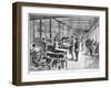 Printing the Banknotes at the Paris Bank of France, 1897-L. Moulignie-Framed Giclee Print