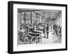 Printing the Banknotes at the Paris Bank of France, 1897-L. Moulignie-Framed Giclee Print