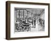 Printing the Banknotes at the Paris Bank of France, 1897-L. Moulignie-Framed Giclee Print